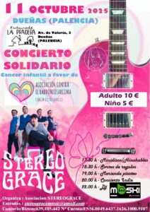 Cartel del concierto de Stereo Grace