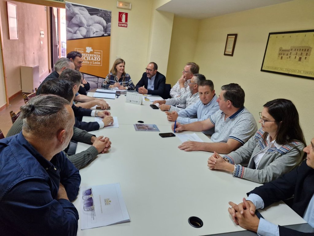 Mesa del lechazo de CyL